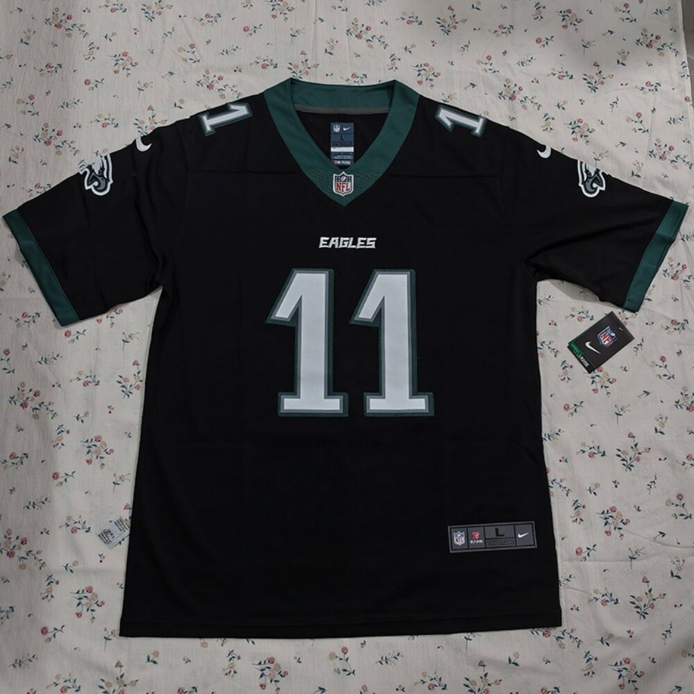 NFL #11 Philadelphia Eagles A.J. Brown Black Jersey